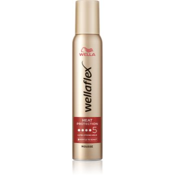 Wella Wellaflex Heat Protection spuma  pentru modelarea termica a parului - imagine 2